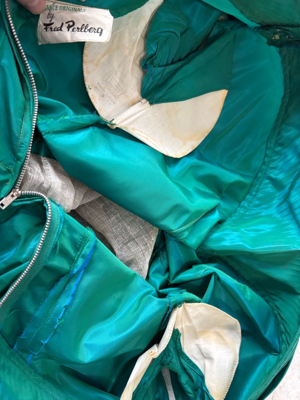 Vintage 1950s Vixen Bombshell dress Dance Original Fred Perlburg - Picture 6 of 16